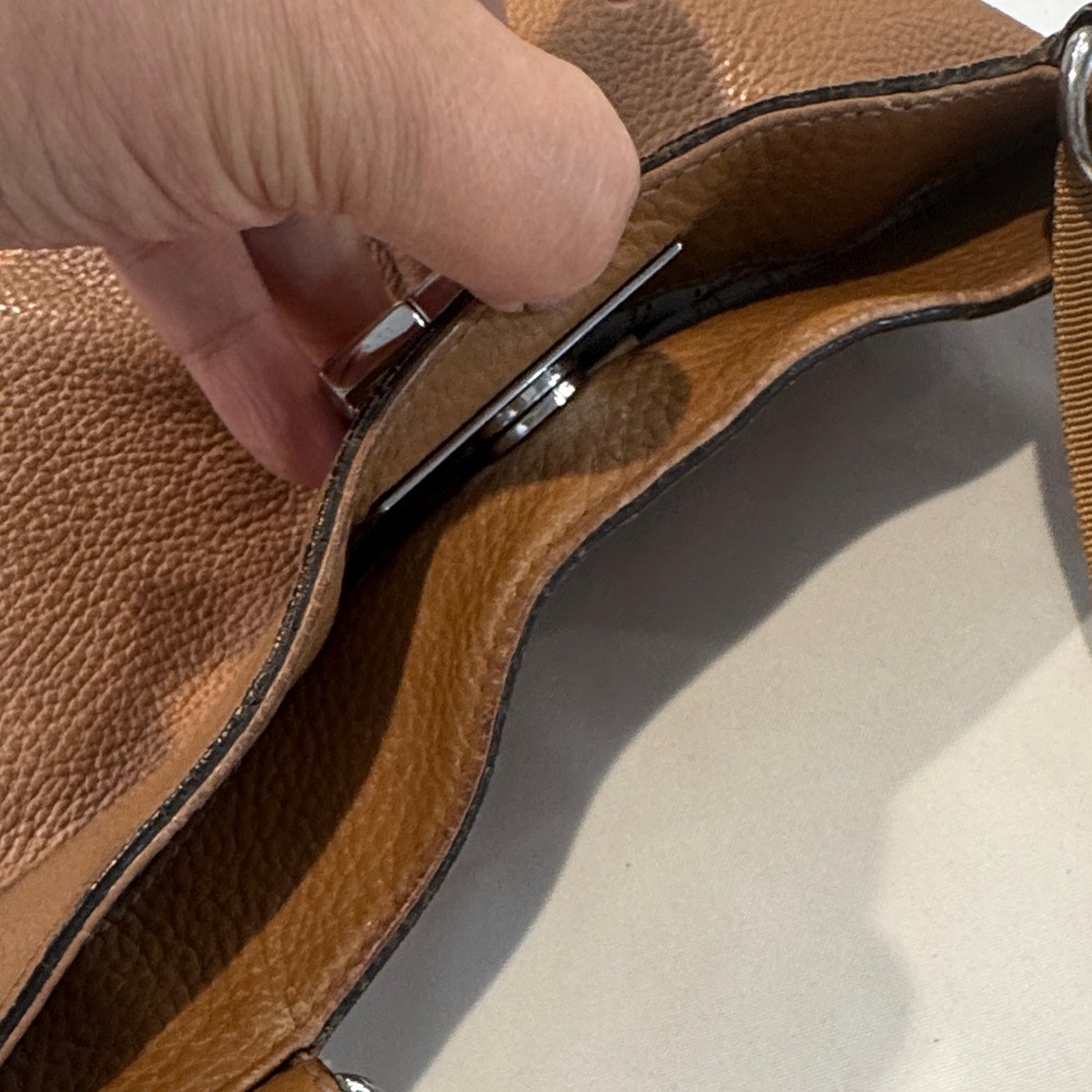 Authentic Salvatore Ferragamo Brown Leather Crossbody Bag - Picture 11 of 16